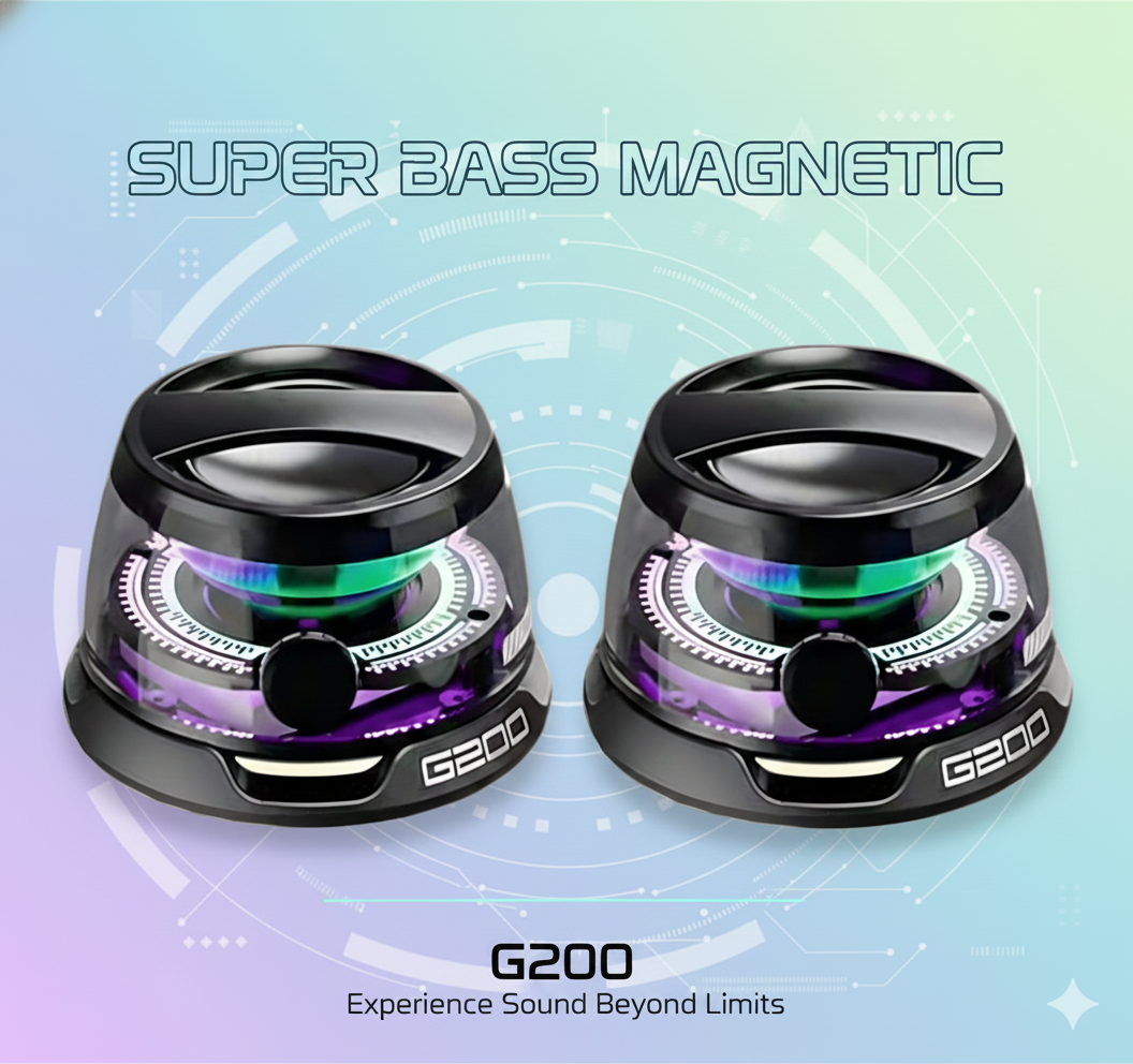 🔊🔥 Parlante G200 – Sonido Potente en Tamaño Compacto