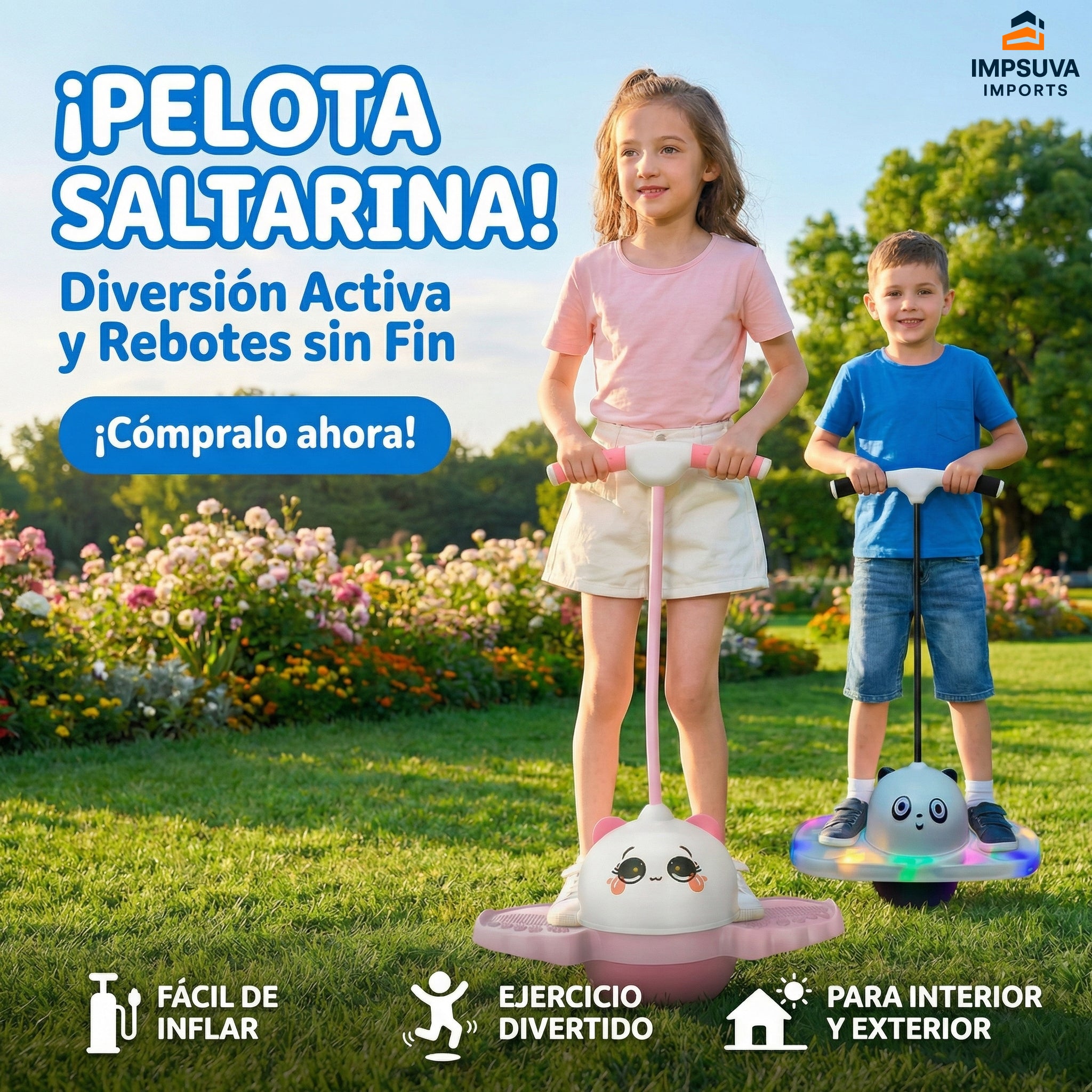 🟢✨ Pelota Saltarina – Diversión Activa y Rebotes sin Fin